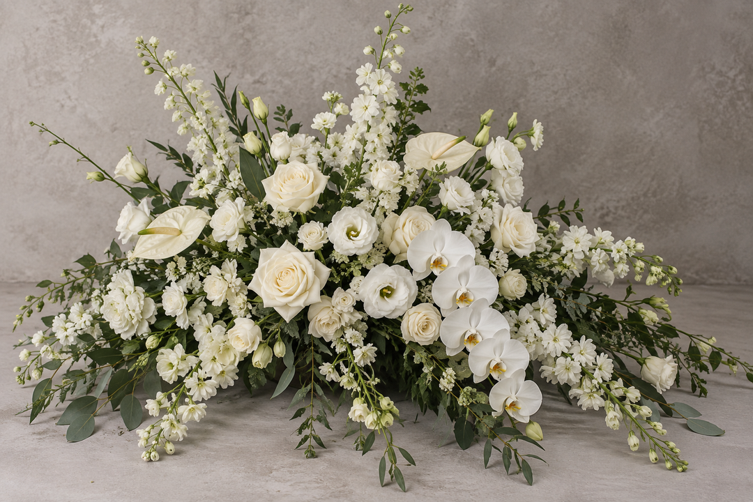 Bespoke Funeral Flowers delivery by The Flori Shoppe Melbourne