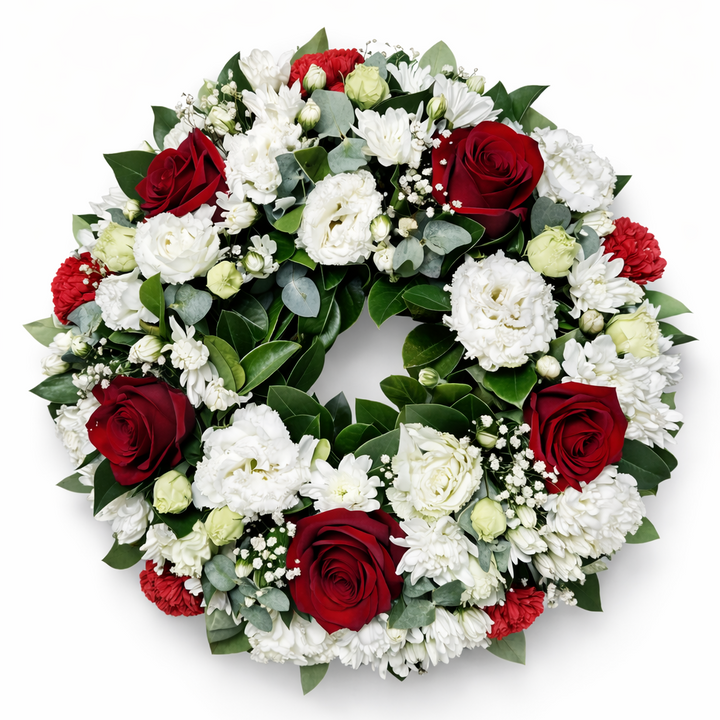 Forever in Bloom Tribute Wreath | Funeral Flowers Melbourne