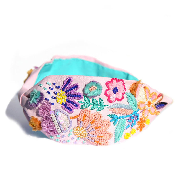 Candy Blossom Silk Headband | Designed by Jemima Kingston | 100% Mulberry Silk