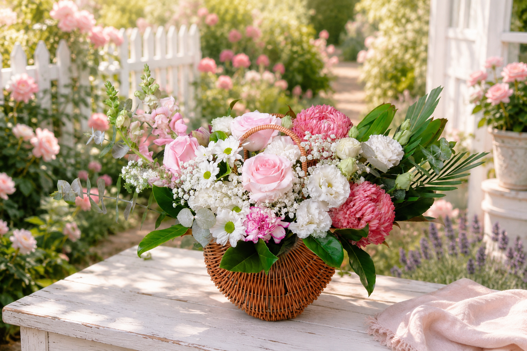 Cottage Garden Basket | Flower Basket Melbourne