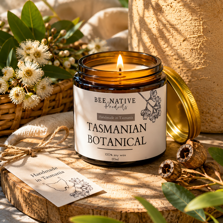 Tasmanian Botanical Soy Candle | Natural Soy Wax | The Flori Shoppe