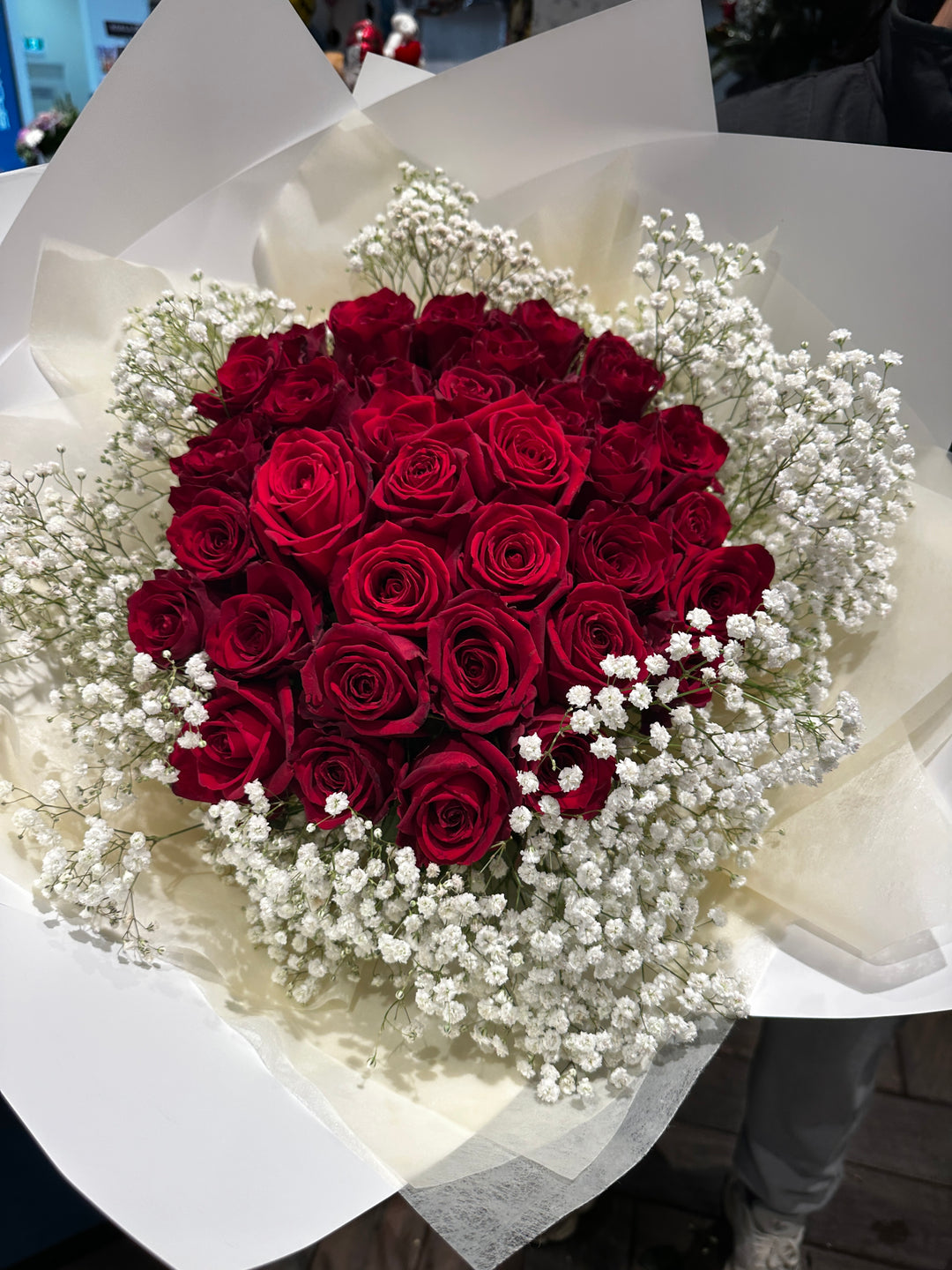 Forever Yes – 36 Red Roses Bouquet