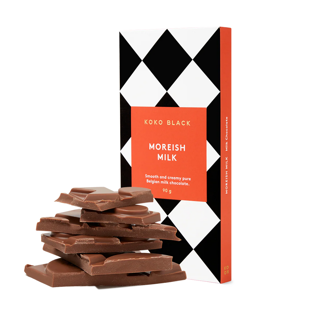 Moreish Milk | 90g Milk Chocolate Block｜Koko Black Chocolate