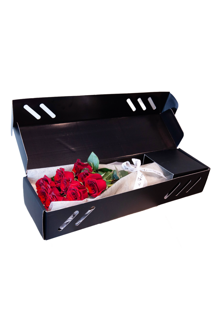 Signature Red Rose Box - Black Edition