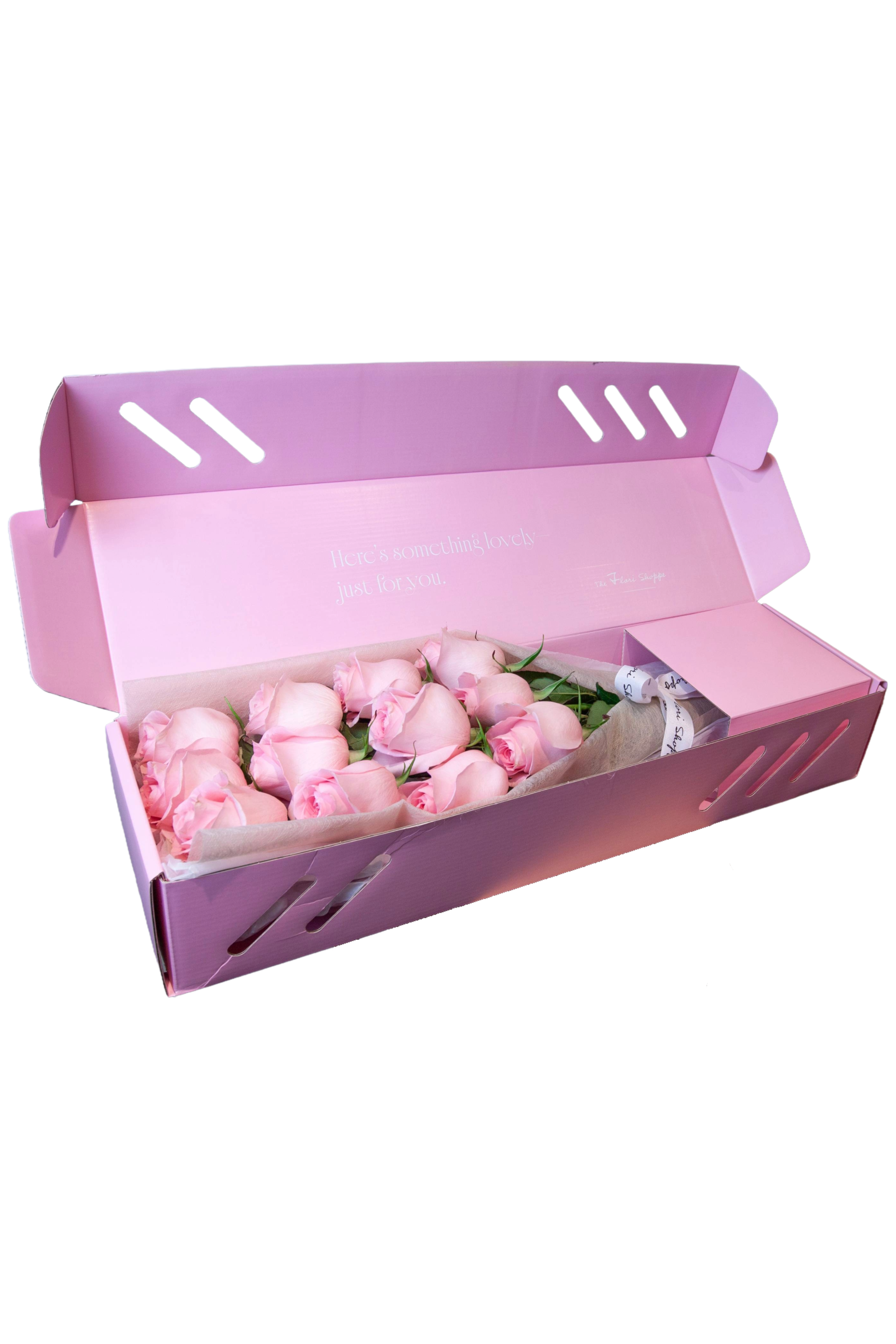 Signature Pink Rose Box Pink Edition | The Flori Shoppe