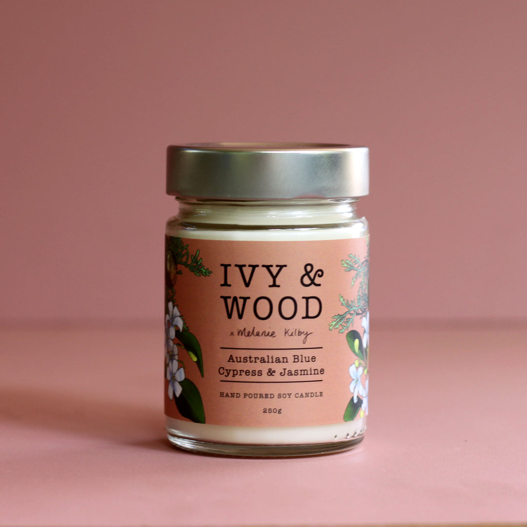 Australian Blue Cypress Pine Candle | Ivy & Wood Australia Collection