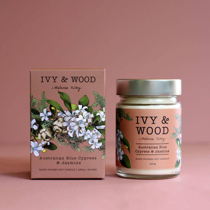 Australian Blue Cypress Pine Candle | Ivy & Wood Australia Collection