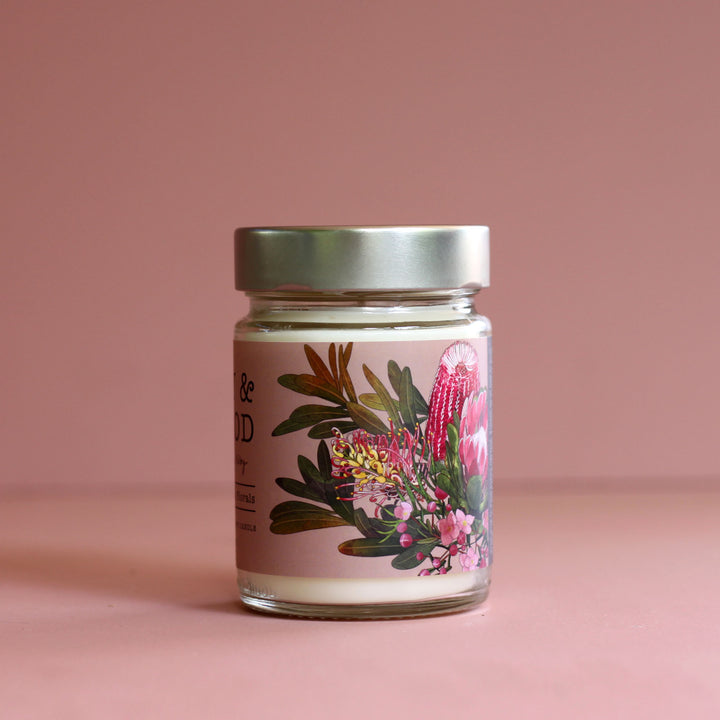 Australian Florals Soy Candle| Ivy & Wood Australiana Collection