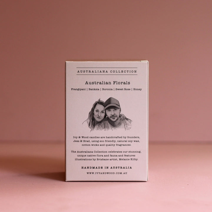 Australian Florals Soy Candle| Ivy & Wood Australiana Collection