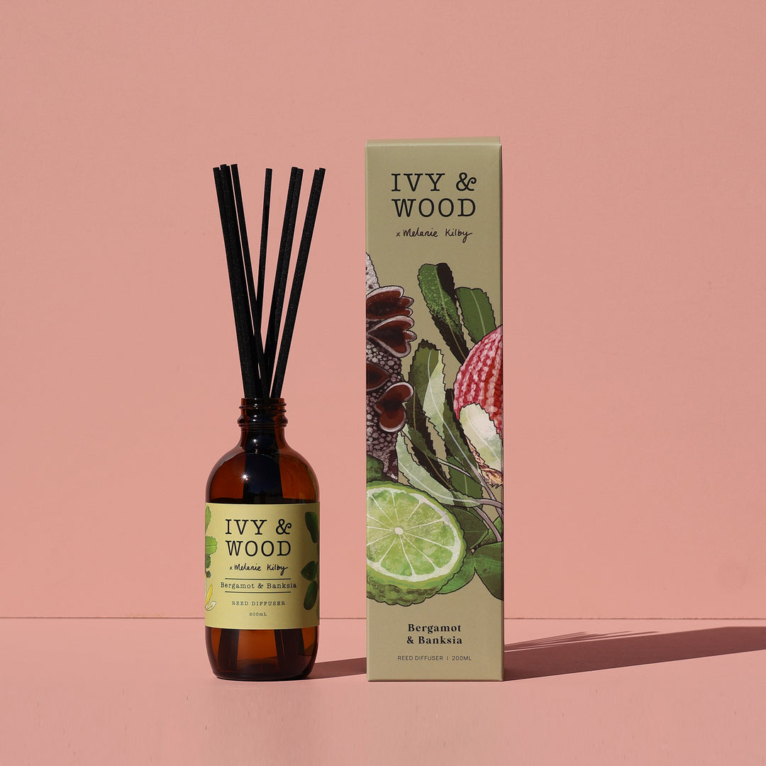 Bergamot & Banksia Reed Diffuser | Ivy & Wood Australia