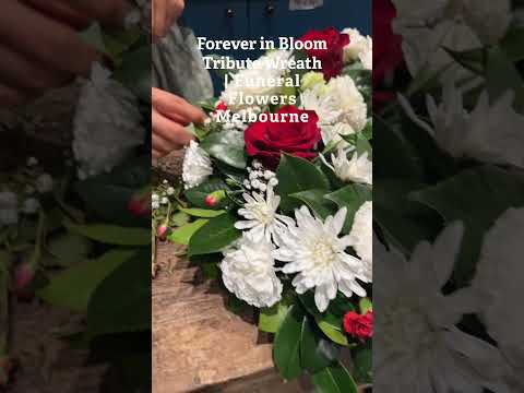 Forever in Bloom Tribute Wreath | Funeral Flowers Melbourne